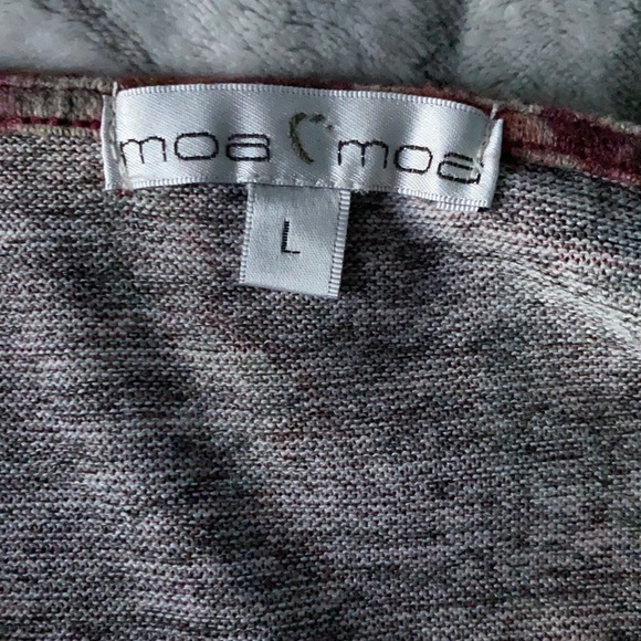 Moa Moa L ladies top flared 3/4 sleeves - Picture 5 of 5